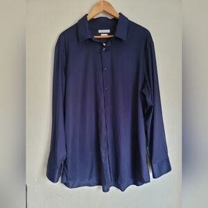 Perri Ellis Men's Navy Blue long-sleeved shirt